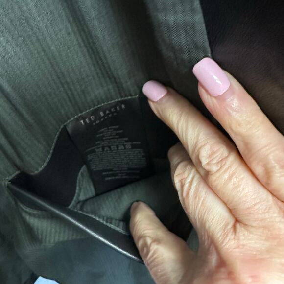 NWT Ted Baker London Men’s Ovine Leather CARVE Biker Jacket Blk Sz XL MSRP $1095 - Picture 6 of 17